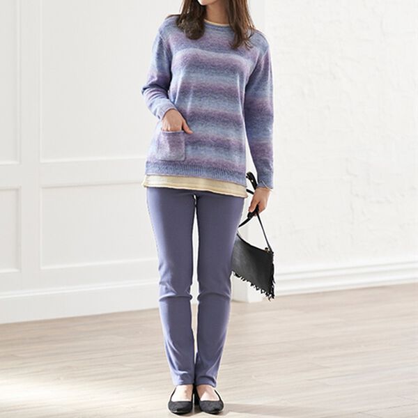 BELLUNA（ベルーナ）の「ポケット使いグラデーションニットプルオーバー（ニット・セーター）」｜詳細画像