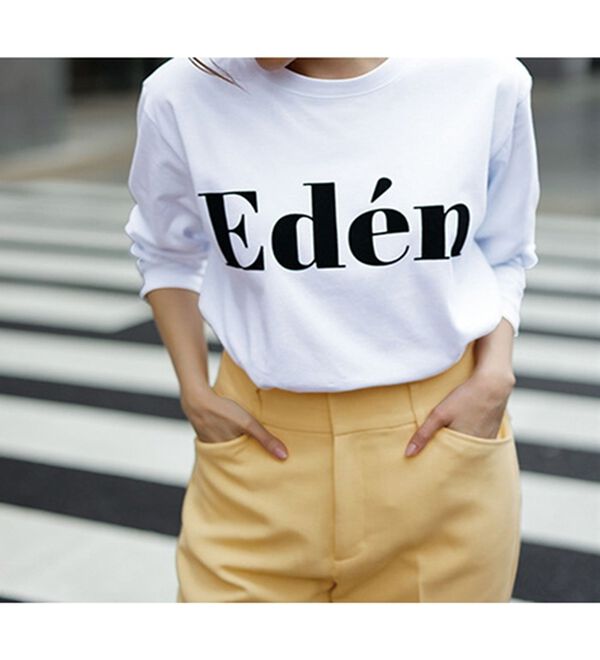 RANAN（ラナン）の「フロッキープリントロゴＴシャツ（Tシャツ）」｜詳細画像