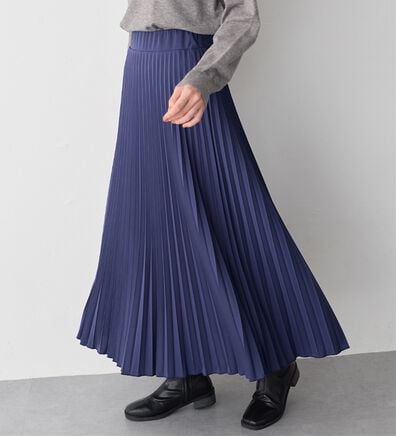 Viola e Viola（ヴィオラ エ ヴィオラ）の「ふんわりやわらかプリーツスカート（ロングスカート）」