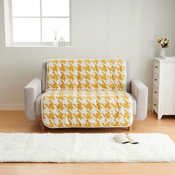 iellio（イエリオ）の「北欧調ボリュームフランネルソファカバー＜抗菌防臭・吸湿発熱・蓄熱・北欧柄・ソファーカバー・センターカバー＞（ソファーカバー）」｜詳細画像