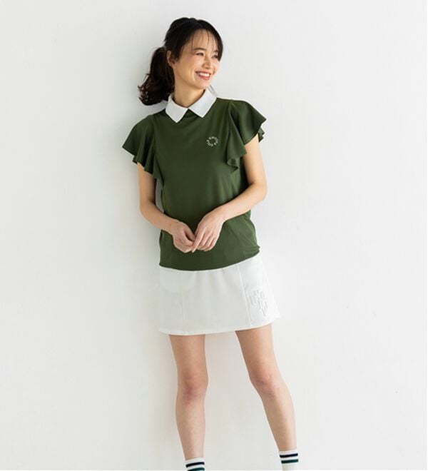 BELLUNA（ベルーナ）の「【三枝こころコラボ】後ろプリーツスカート（ミニスカート）」｜詳細画像