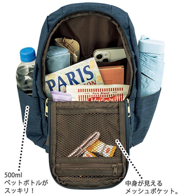 BELLUNA（ベルーナ）の「＜ソフィア・バレンチノ＞あなたの背中にちょうど良い軽量リュック（リュック）」｜詳細画像