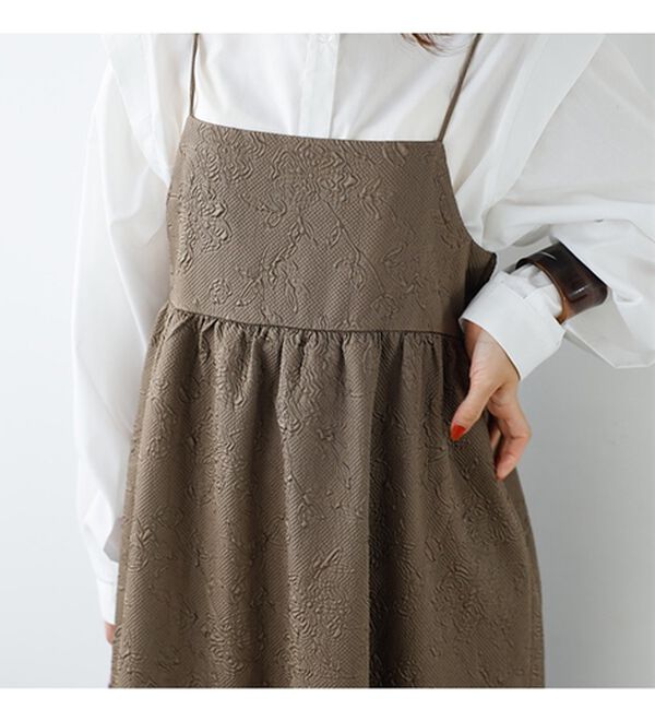 GeeRA（ジーラ）の「ふくれジャカードキャミワンピース（その他ワンピース）」｜詳細画像