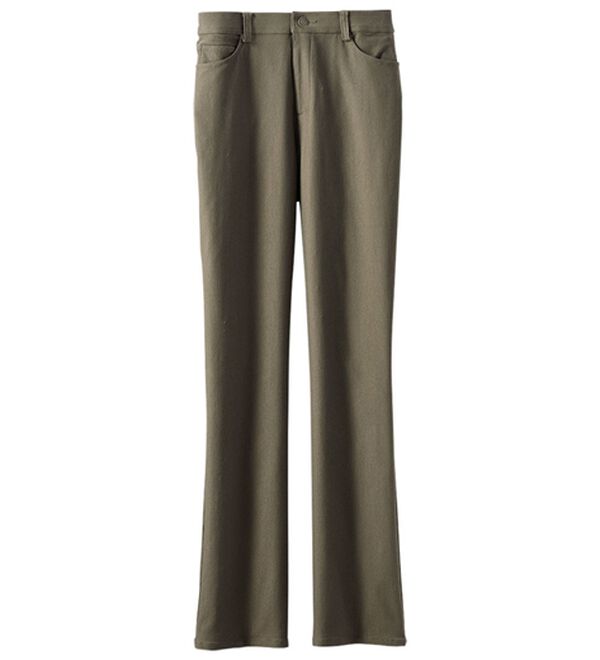 BELLUNA（ベルーナ）の「【選べる裏起毛】静電気防止！ブーツカットヘリンボーンパンツ（フルレングスパンツ）」｜詳細画像