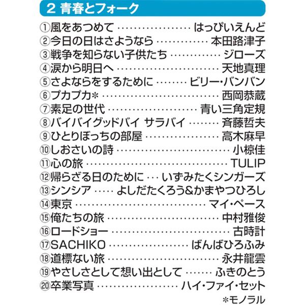 「十年フォーク（ＤＶＤ）」｜詳細画像