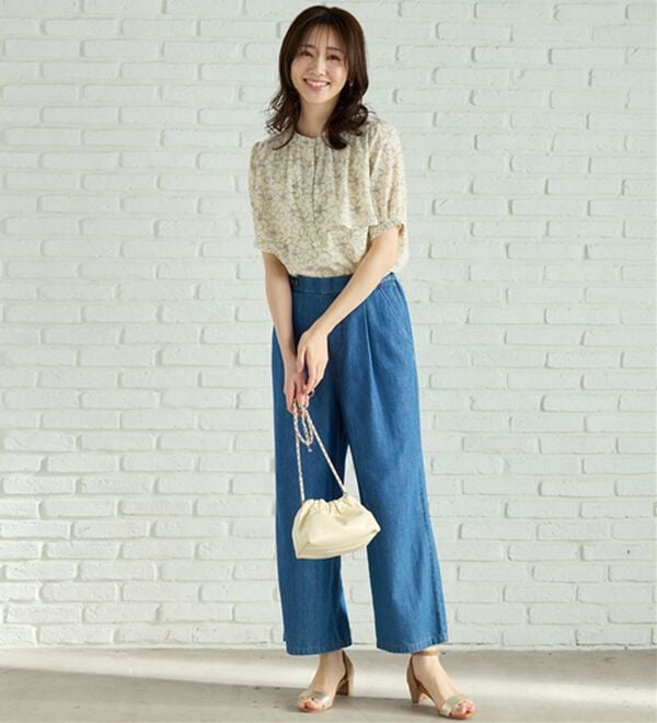 BELLUNA（ベルーナ）の「ケープ風デザインブラウス（ブラウス）」｜詳細画像