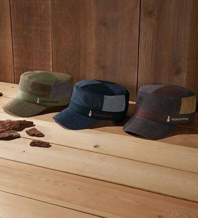 「＜ハッシュパピー＞コーデュロイ　ワークキャップ（メンズ帽子）」