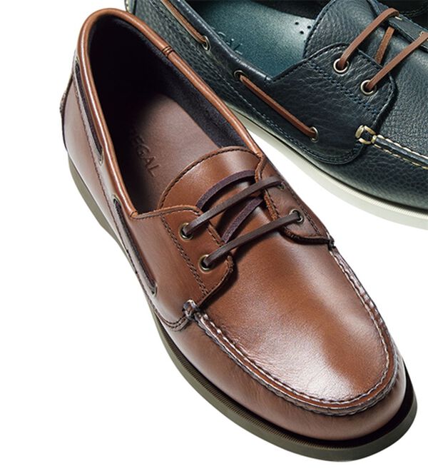 「＜ＲＥＧＡＬ＞モカシンシューズ（メンズスニーカー）」｜ダークブラウン