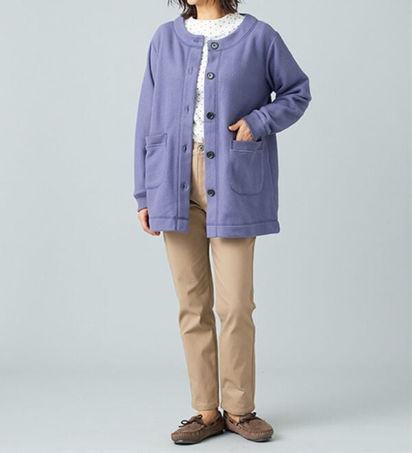 BELLUNA（ベルーナ）の「毎日着られる！快適フリースジャケット（セットアップ）」｜詳細画像