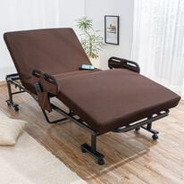 「組立簡単　寝心地が選べる電動ベッド＜折りたたみベッド　コンパクトベッド　折り畳みベッド　リクライニングベッド＞（ベッド）」