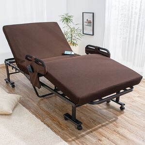 「組立簡単　寝心地が選べる電動ベッド＜折りたたみベッド　コンパクトベッド　折り畳みベッド　リクライニングベッド＞（ベッド）」｜詳細画像