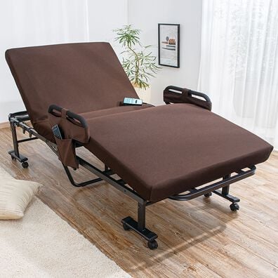 「組立簡単　寝心地が選べる電動ベッド＜折りたたみベッド　コンパクトベッド　折り畳みベッド　リクライニングベッド＞（ベッド）」