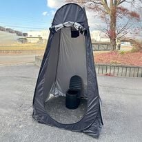 「ライト付緊急トイレセット（その他美容・健康機器）」