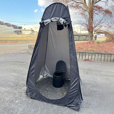 「ライト付緊急トイレセット（その他美容・健康機器）」