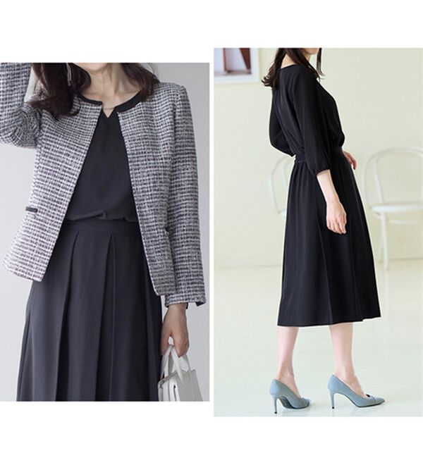 RANAN（ラナン）の「【４点セット】洗える！選べるボトムスーツセット（パンツスーツ）」｜詳細画像