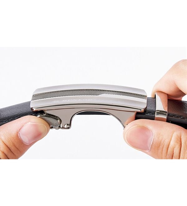 「【２本組】＜ダンロップ・リファインド＞らくらく着脱ベルト（メンズベルト）」｜詳細画像