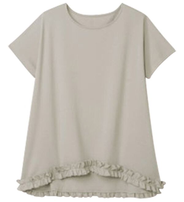 RANAN（ラナン）の「ひんやり！裾フリル使いプルオーバー（カットソー）」｜詳細画像