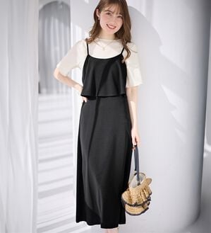 alotta（アロッタ）の「フリルキャミワンピース（カットソーワンピース）」｜詳細画像