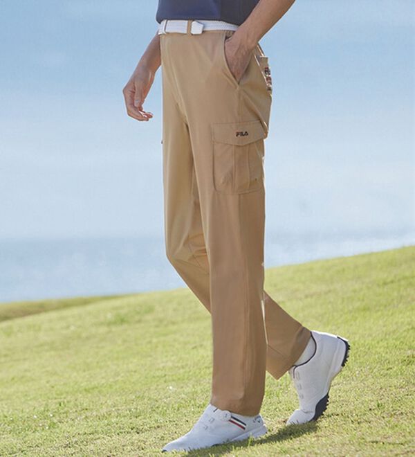 「＜フィラ＞キシリトール加工すっきりカーゴパンツ（メンズフルレングスパンツ）」｜詳細画像