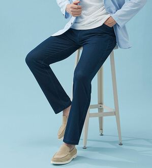 「グーンと伸びる！ひんやり肌心地パンツ（メンズフルレングスパンツ）」｜詳細画像