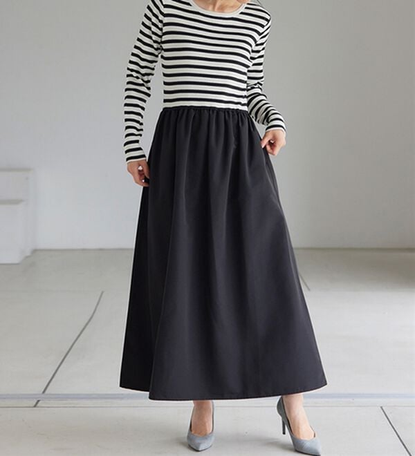 RANAN（ラナン）の「ニットドッキングワンピース（ドッキングワンピース）」｜詳細画像