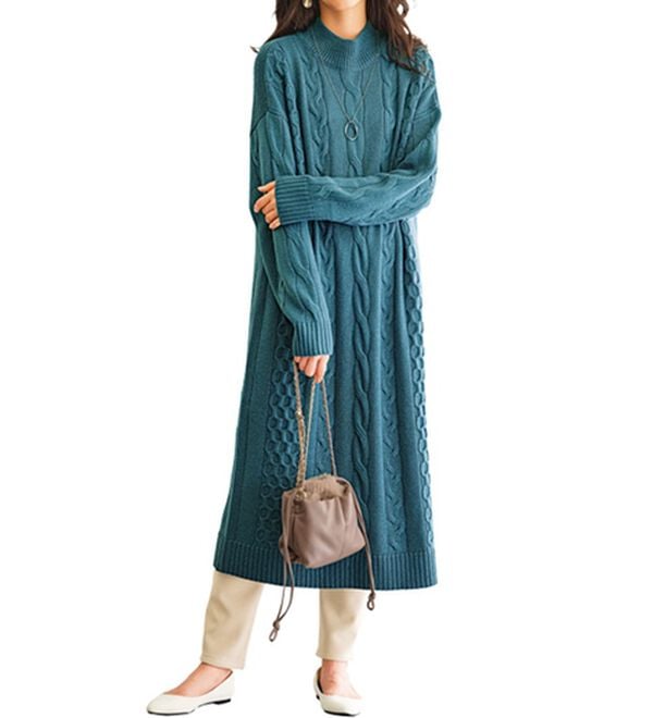 BELLUNA（ベルーナ）の「マシュマロみたいな裏ベロアなめらかストレッチパンツ（フルレングスパンツ）」｜詳細画像