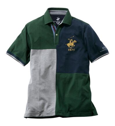 「＜ビバリーヒルズ・ポロクラブ＞選べるデザインポロシャツ（メンズポロシャツ）」