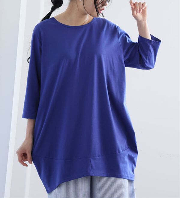 クニオコレクション 長袖チュニック M 青 クニオコレクション 長袖