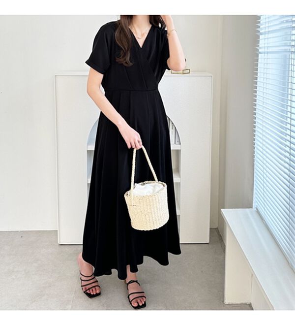 GeeRA（ジーラ）の「カシュクールフレアーワンピース（その他ワンピース）」｜詳細画像