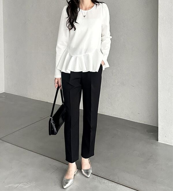 GeeRA（ジーラ）の「美脚きれい魅せ！テーパードパンツ（フルレングスパンツ）」｜詳細画像