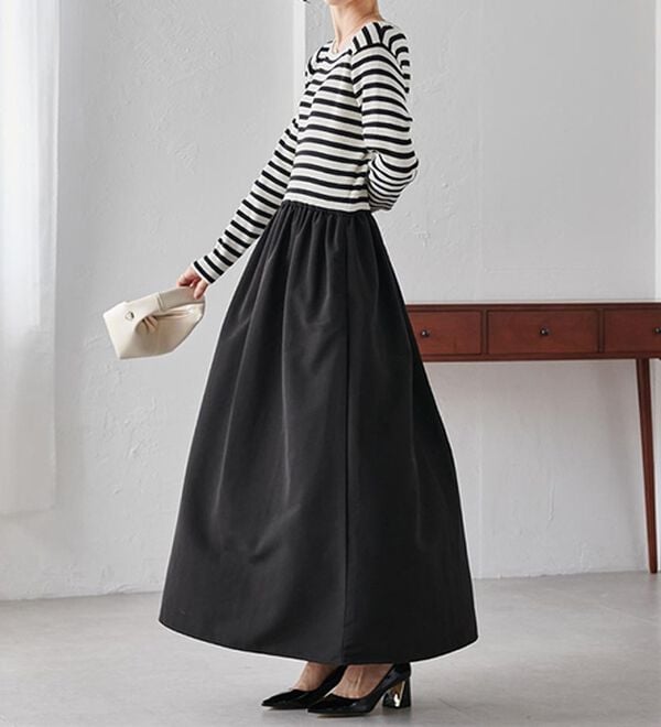 RANAN（ラナン）の「ニットドッキングワンピース（ドッキングワンピース）」｜詳細画像