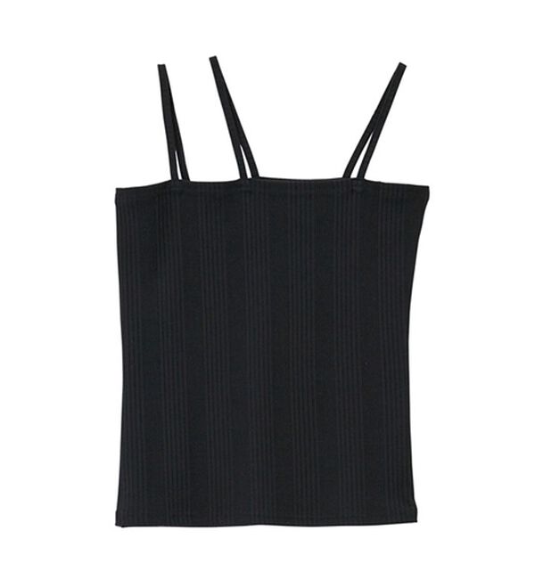 GeeRA（ジーラ）の「３ストラップランダムリブキャミソール（タンクトップ・キャミソール）」｜詳細画像