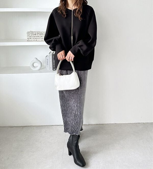 GeeRA（ジーラ）の「前後２ＷＡＹダブルジップスウェット（カットソー）」｜詳細画像