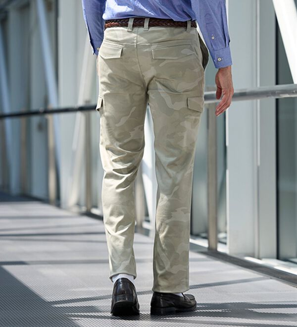 「＜コムルヴァン・オム＞５０代からの［神業］カーゴパンツ（メンズカーゴパンツ）」｜詳細画像