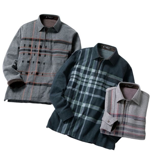 「マイナス５歳の大人格上げジャカードポロ（メンズポロシャツ）」｜詳細画像