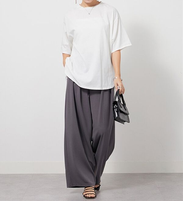 GeeRA（ジーラ）の「プリントチュニックＴシャツ（カットソー）」｜詳細画像