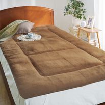 「ふわふわムートン調ボリューム敷パッド（敷パッド）」