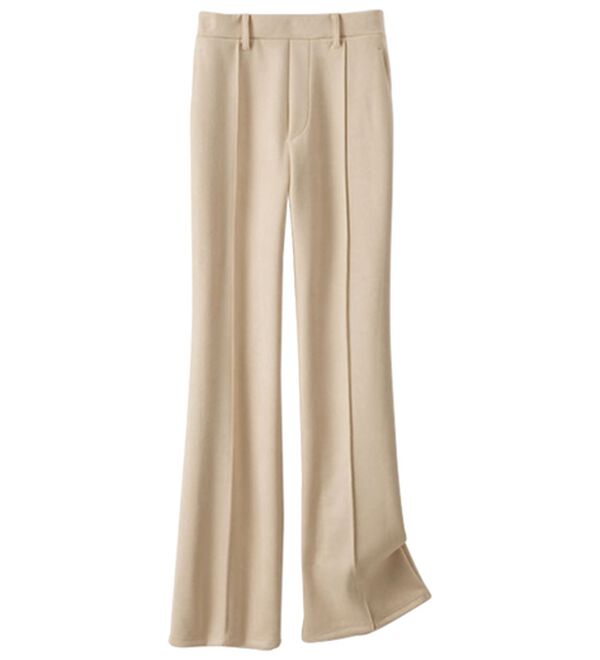 BELLUNA（ベルーナ）の「ストレッチスエード調美脚パンツ（フルレングスパンツ）」｜詳細画像