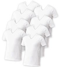 「【８枚組】綿１００％抗菌防臭インナー　Ｖ首半袖（メンズ肌着・インナーウェア）」