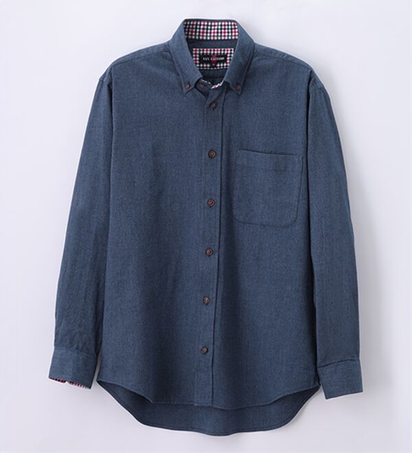 着心地快適ストレッチネルシャツ - ベルーナ【公式】