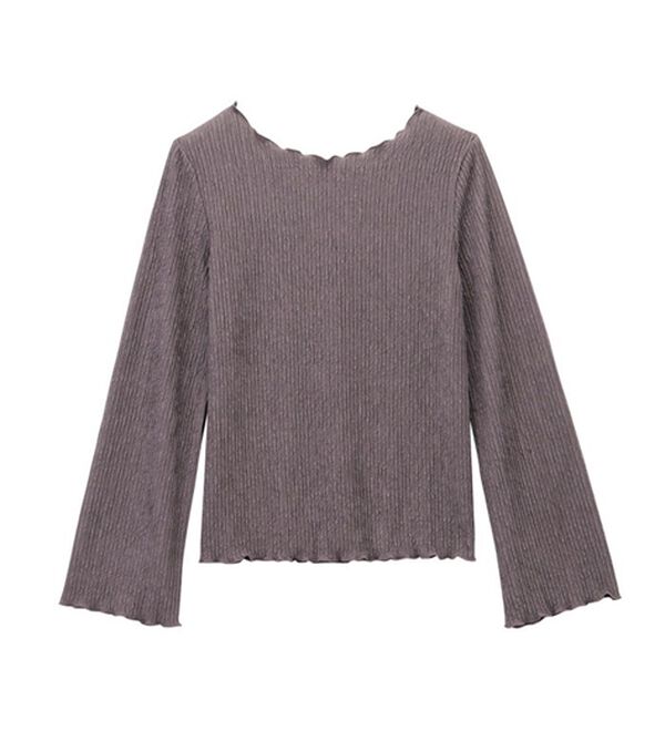 GeeRA（ジーラ）の「前後２ｗａｙフレアスリーブカットソー（カットソー）」｜詳細画像