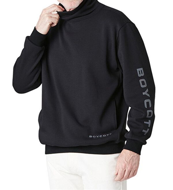 「【２枚組】＜ボイコット＞ボリュームネックトレーナー（メンズトレーナー）」｜2枚組