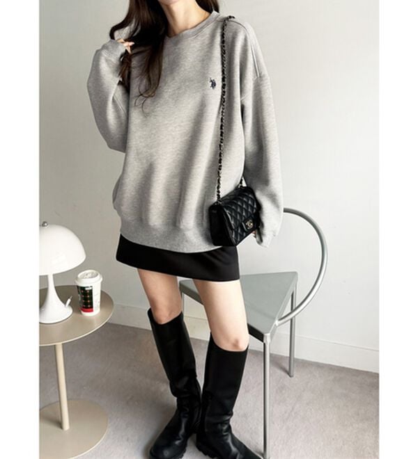 GeeRA（ジーラ）の「【U.S. POLO ASSN.】表ピーチ裏起毛スウェット（トレーナー・スウェット）」｜詳細画像