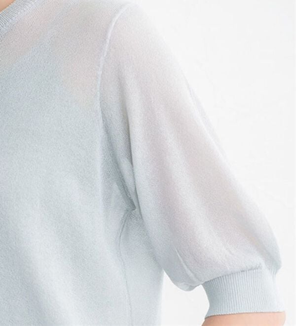 Pierrot（ピエロ）の「シアーラメニット（ニット・セーター）」｜詳細画像