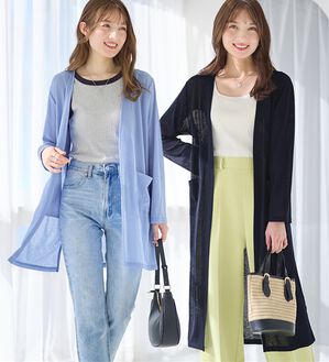alotta（アロッタ）の「【選べる丈】さらっと軽いサマーカーディガン（その他カーディガン）」｜詳細画像
