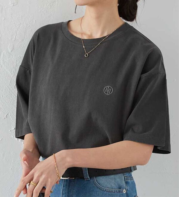 RANAN（ラナン）の「ヴィンテージライクロゴTシャツ（カットソー）」｜詳細画像