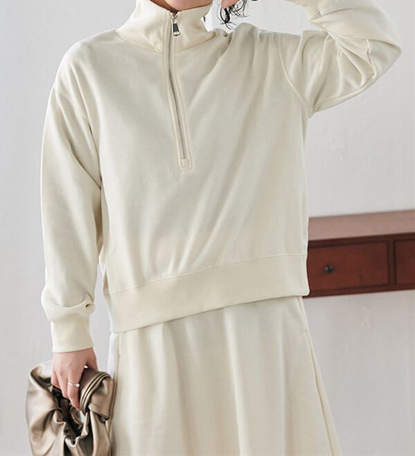 RANAN（ラナン）の「＜ＨＩＧＨ　ＳＰＥＣ＞毛玉になりにくい！ジップデザインセットアップ（セットアップ）」｜詳細画像