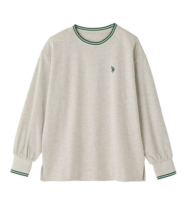 GeeRA（ジーラ）の「【Ｕ．Ｓ．　ＰＯＬＯ　ＡＳＳＮ．】配色ラインロンＴ（カットソー）」｜詳細画像