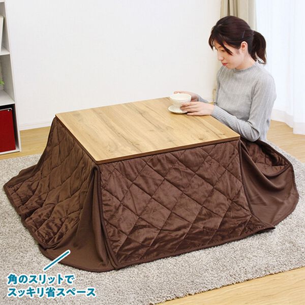 「折れ脚こたつ掛け布団セット（こたつテーブル）」｜詳細画像