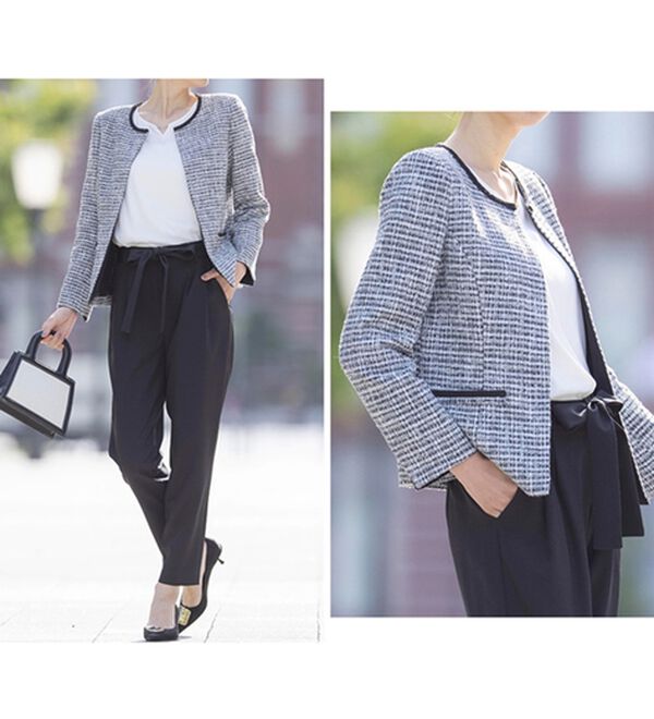 RANAN（ラナン）の「【４点セット】入学式卒業式に！選べるボトムスーツセット（パンツスーツ）」｜詳細画像